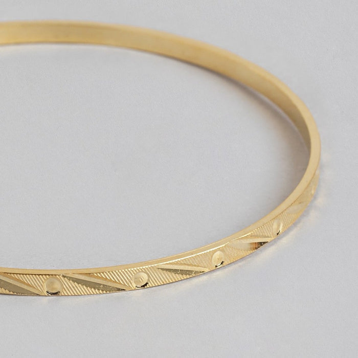 Golden Radiance: 925 Sterling Silver Women's Bangle
