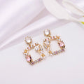 Golden Serenity Gold Plated 925 Sterling Silver Leaf Earrings