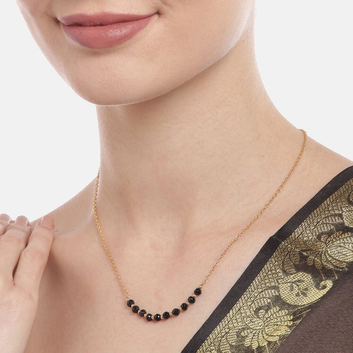 Golden Serenity Gold-Plated 925 Sterling Silver Mangalsutra