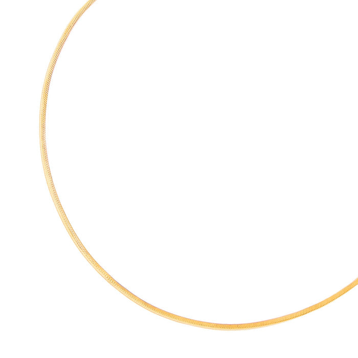 Golden Serpent 925 Sterling Silver Gold Plated Anklet