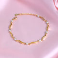 Graceful Art Dual Plated 925 Sterling Silver Bracelet