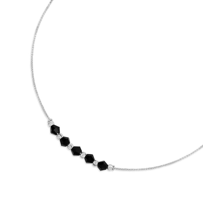 Graceful Whispers Rhodium-Plated 925 Sterling Silver Anklet