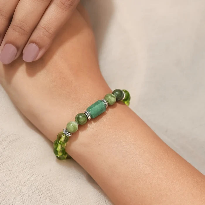 Green Agate Stone Bracelet (Kanya Rashi) Virgo - view 2