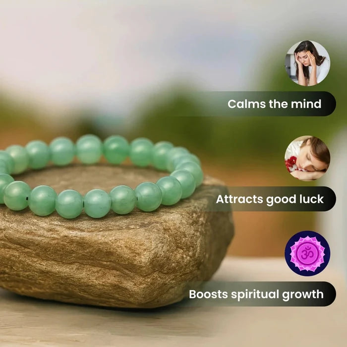 Green Aventurine Stone Bracelet - view 3
