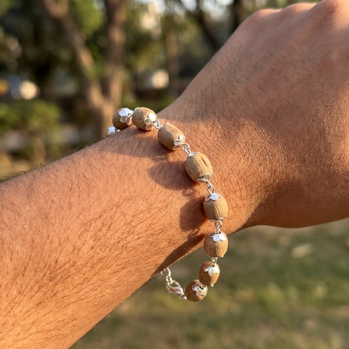 Hallmarked S925 Pure Silver Tulsi Bracelet - view 2