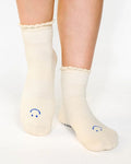 Happy Ankle Grip Sock Macadamia