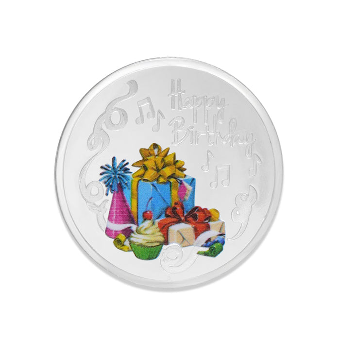 Happy Birthdays Silver-Plated 999 Sterling Silver Coins