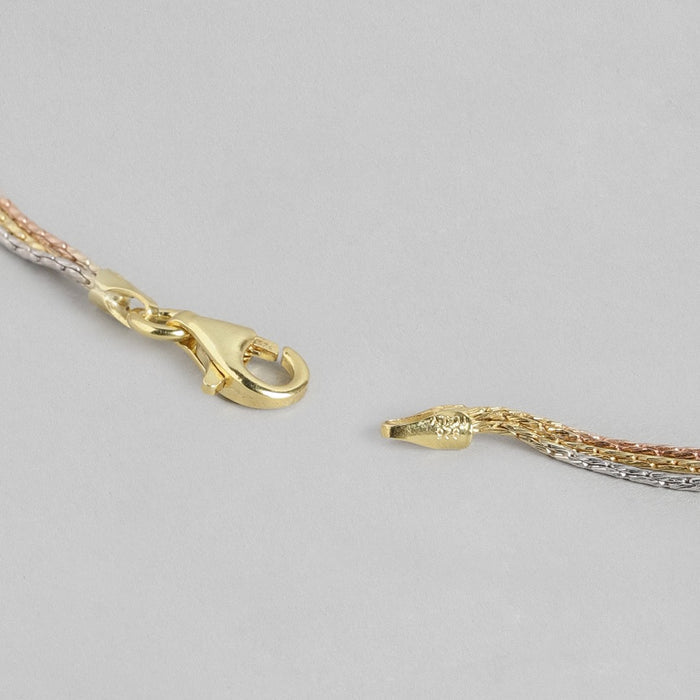 Harmony of Hues - Triple Tone Layered Anklet