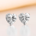 Heart Wrapped Silver 7 mm 925 Silver Earrings