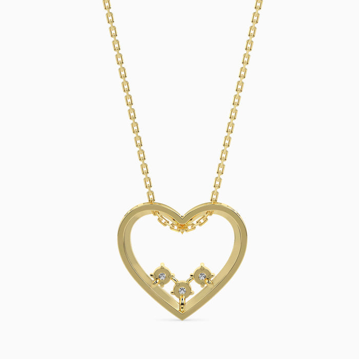 Heart Yonder Lab-Grown Diamond Pendant without Chain