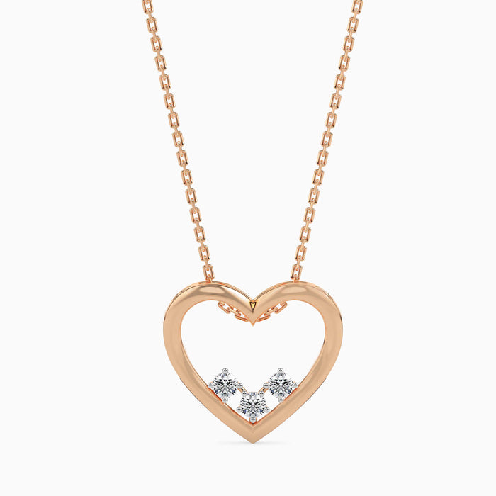 Heart Yonder Lab-Grown Diamond Pendant without Chain