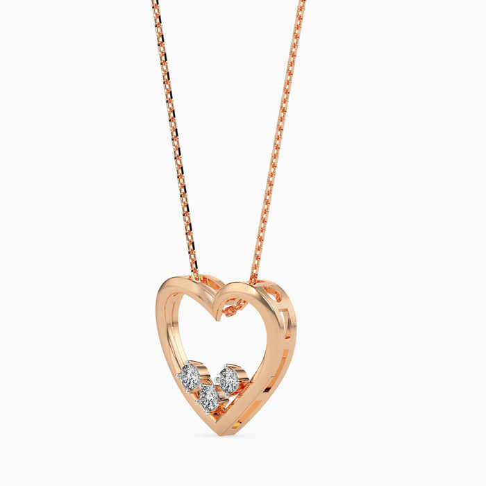 Heart Yonder Lab-Grown Diamond Pendant without Chain
