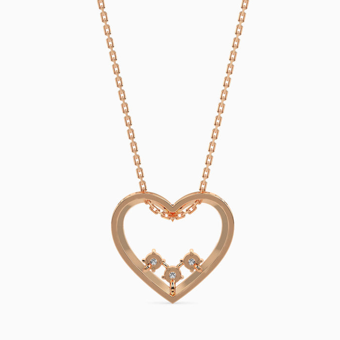 Heart Yonder Lab-Grown Diamond Pendant without Chain