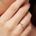 Heartcore CZ 925 Sterling Silver Ring (Onesize)