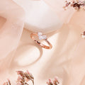 Heartcore Rose Gold Plated 925 Sterling Silver Ring (Adjustable)