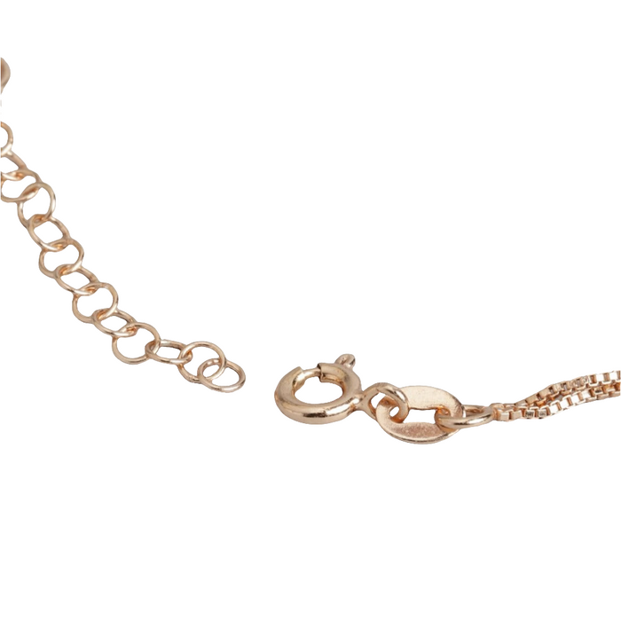 Heartfelt Affection Rose Gold-Plated 925 Sterling Silver Bracelet