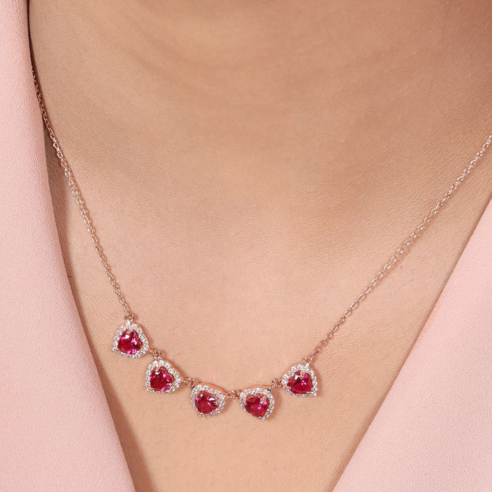 Heartfelt Elegance 925 Sterling Silver Necklace