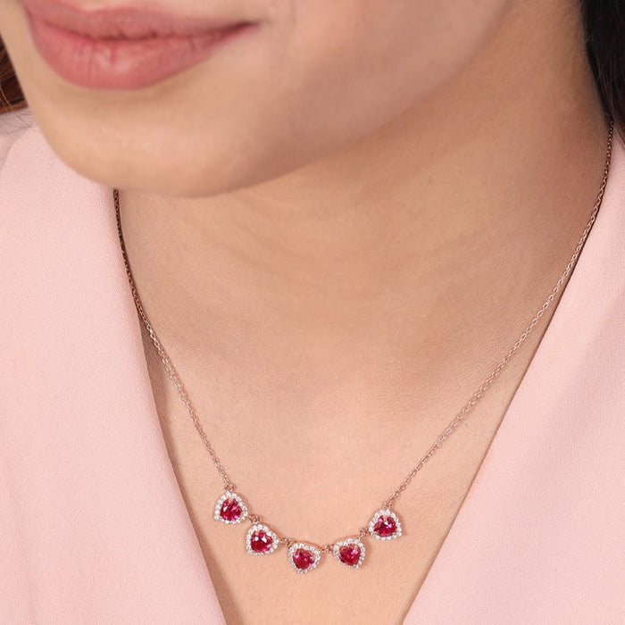 Heartfelt Elegance 925 Sterling Silver Necklace