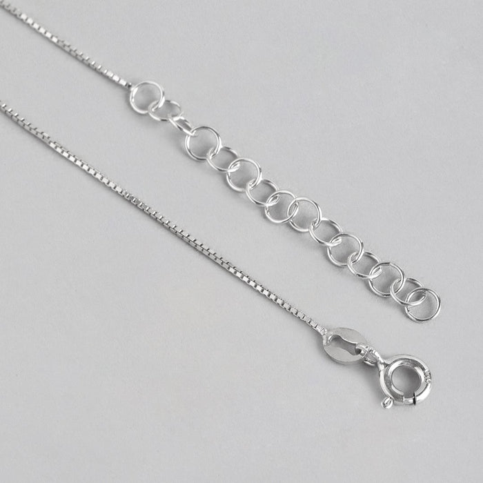 Heartfelt Infinity Rhodium-Plated 925 Sterling Silver Bracelet