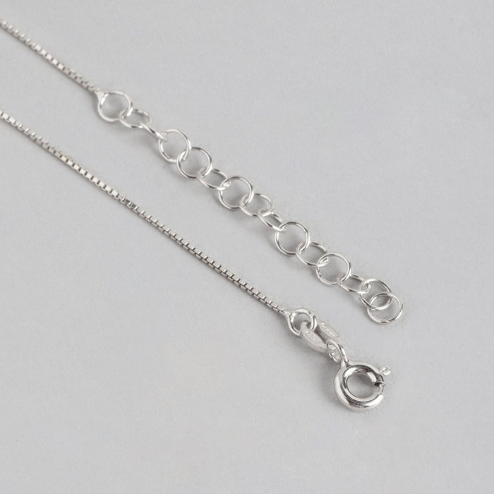 Heartfelt Infinity Rhodium-Plated Box Chain Adjustable Bracelet