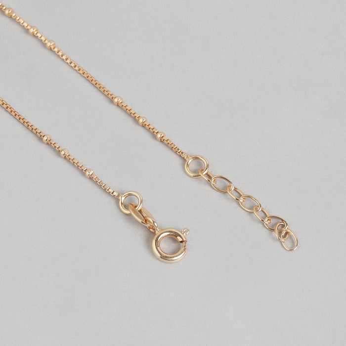 Hearts Rose-Gold plated 925 Anklet