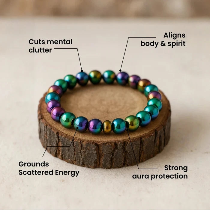 Hematite Aura Stone Bracelet - view 5