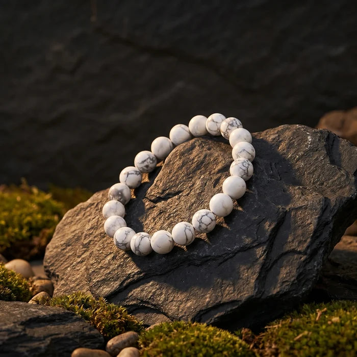 Howlite Stone Bracelet - view 2