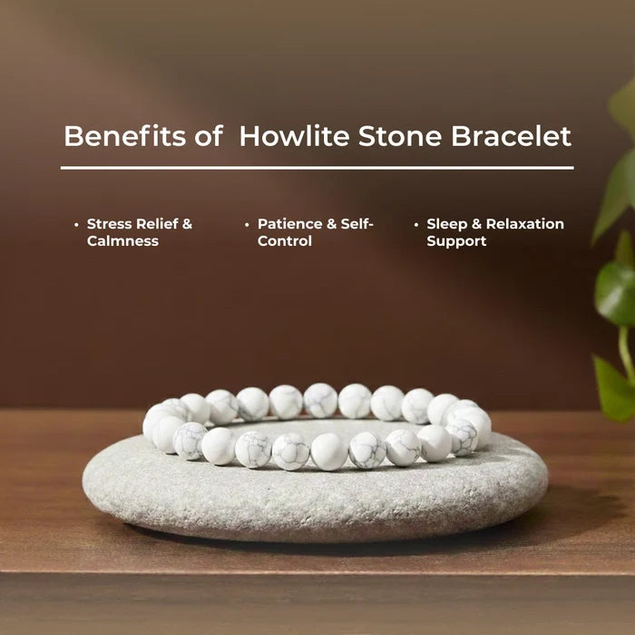 Howlite Stone Bracelet - view 4