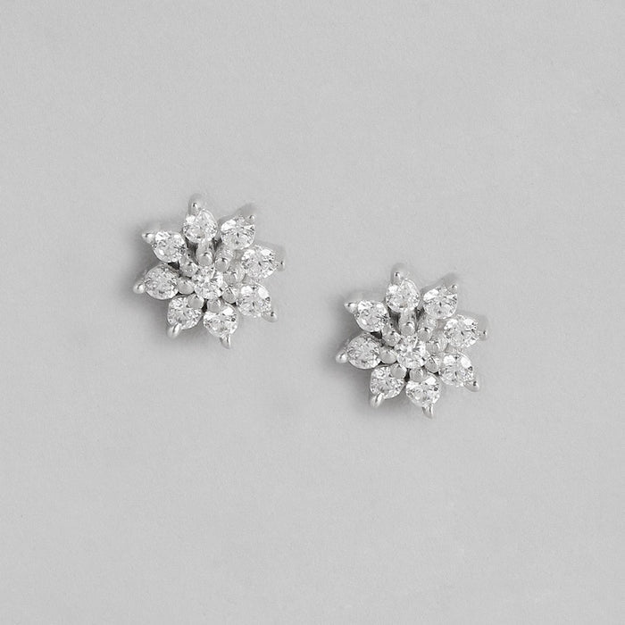 Infinite Blooms Harmony Infinity Bracelet & Floral Earring Duo