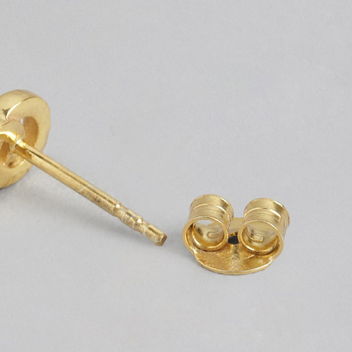 Infinite Elegance 925 Sterling Silver Gold-Plated Infinity Earrings
