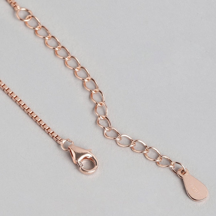 Infinite Love Rose Gold Plated 925 Sterling Silver Dual Infinity Mangalsutra
