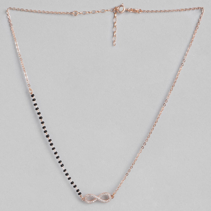 Infinite Love Rose Gold-Plated 925 Sterling Silver Mangalsutra