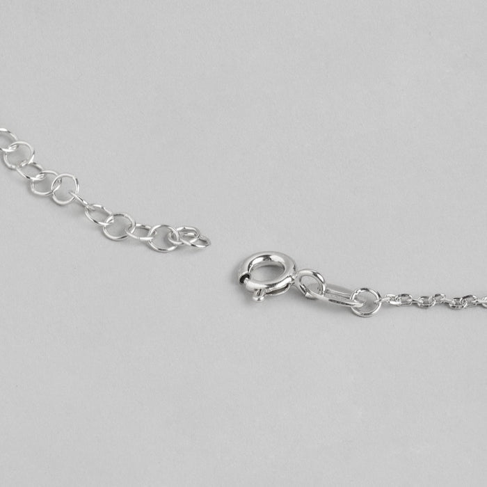 Infinite Radiance CZ Rhodium-Plated 925 Sterling Silver Mangalsutra