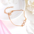 Infinite Radiance Rose Gold Plated 925 Sterling Silver Bracelet