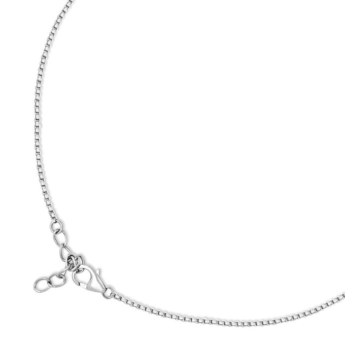 Women's 925 Sterling Silver anklet featuring a delicate box chain and lobster clasp – Zavya