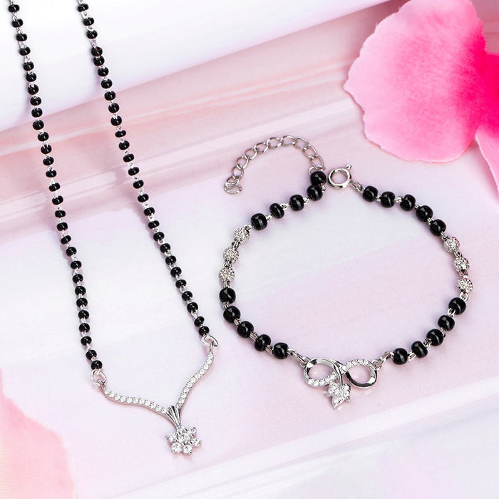 Infinite Unity 925 Sterling Silver Combo Mangalsutra