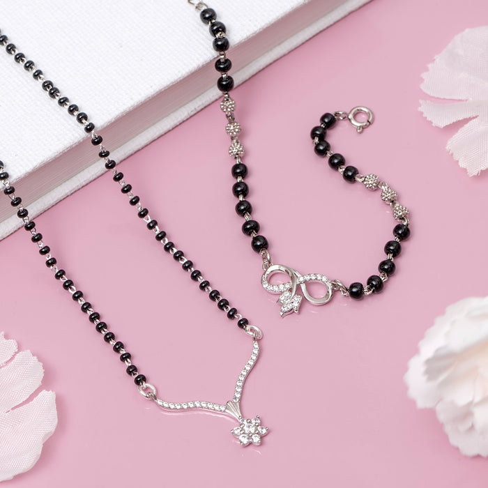 Infinite Unity 925 Sterling Silver Combo Mangalsutra