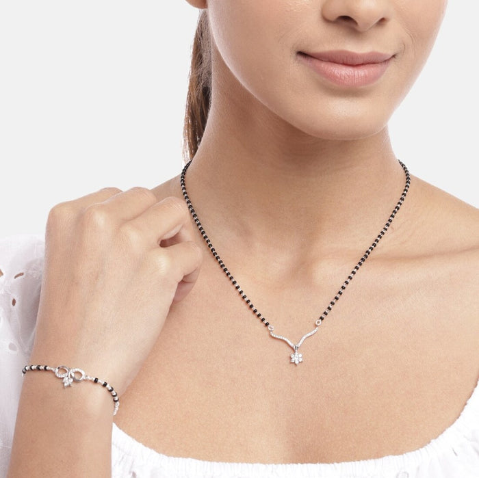 Infinite Unity 925 Sterling Silver Combo Mangalsutra