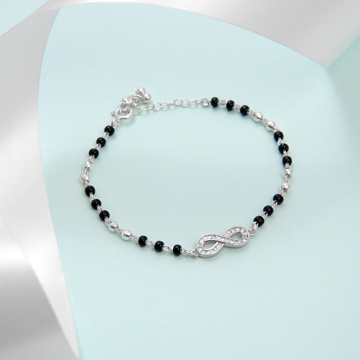 Infinity 925 Silver Mangalsutra Bracelet