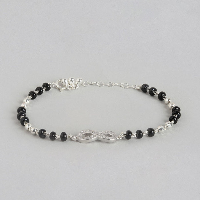 Infinity 925 Silver Mangalsutra Bracelet