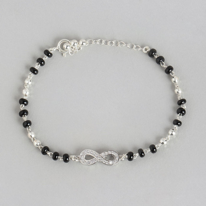 Infinity 925 Silver Mangalsutra Bracelet