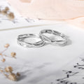 925 Sterling Silver Infinity Bond Rhodium-Plated 925 Sterling Silver Couple Ring (Adjustable) for Women – Zavya