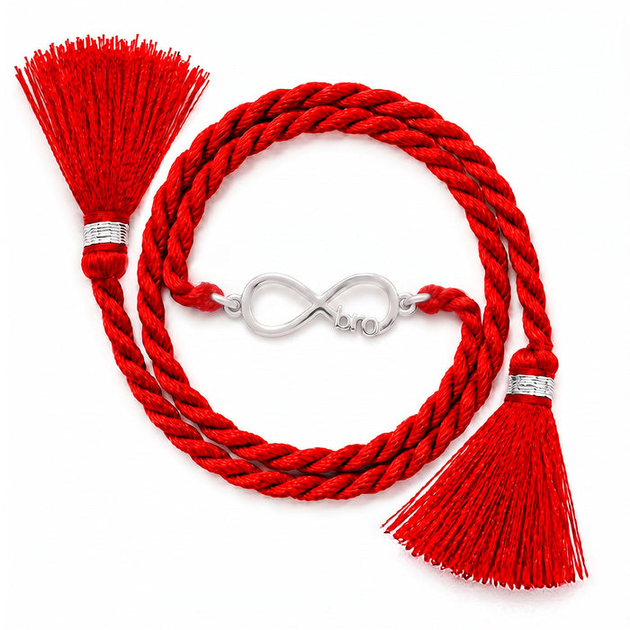 Infinity Bro Eternal Bond Silver Rakhi (Zavya Signature)