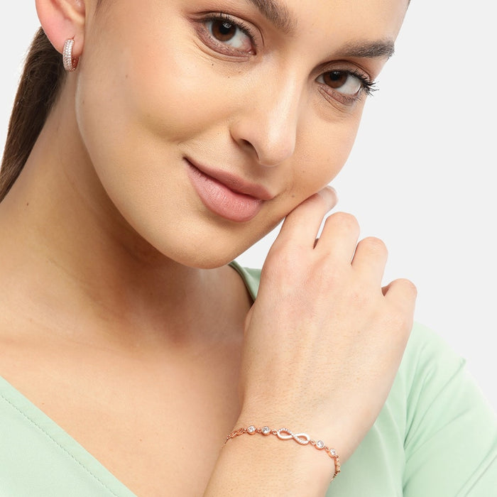 Infinity-Cz 925 Sterling Silver Jewellery Set
