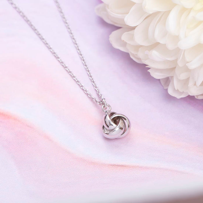 Infinity Loop 925 Sterling Silver Necklace