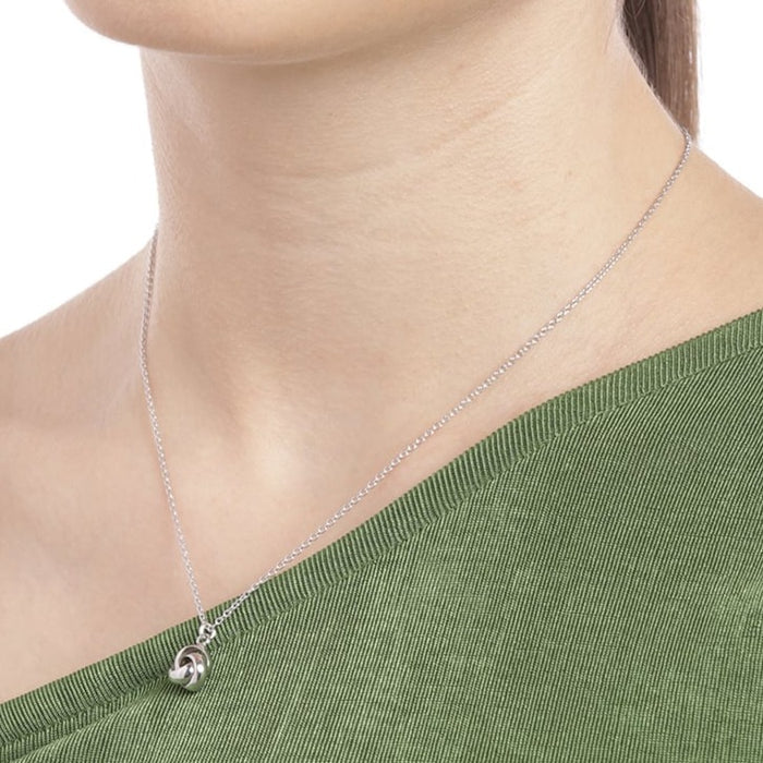 Infinity Loop 925 Sterling Silver Necklace
