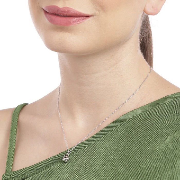 Infinity Loop 925 Sterling Silver Necklace