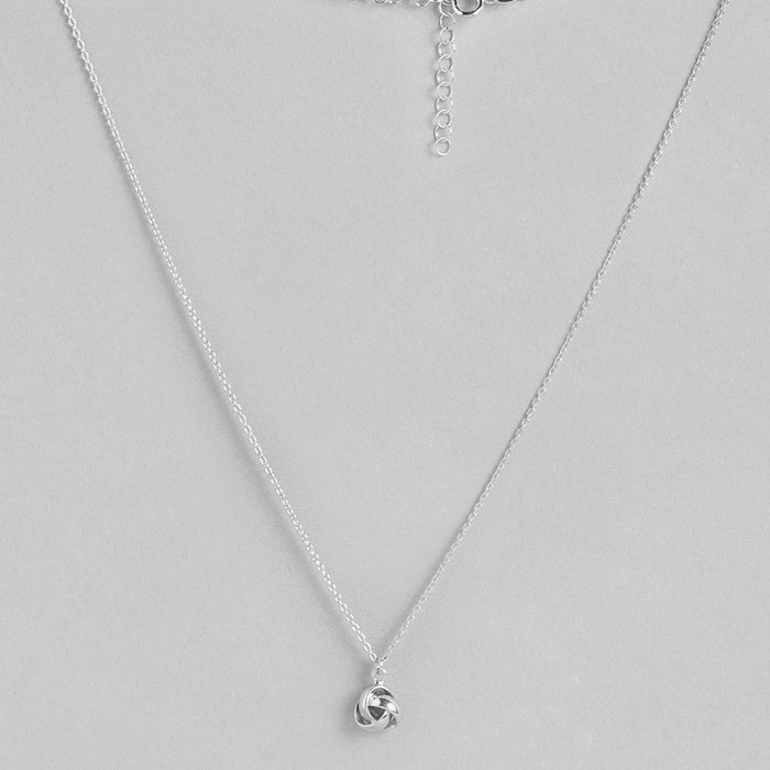 Infinity Loop 925 Sterling Silver Necklace