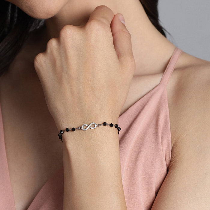 Infinity Mangalsutra 925 Sterling Silver Bracelet
