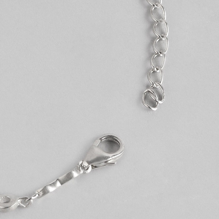 Infinity Rhodium Plated 925 Sterling Silver Bracelet Combo